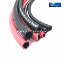 NBR synthetic black smooth surface braided rubber oil / fuel hose